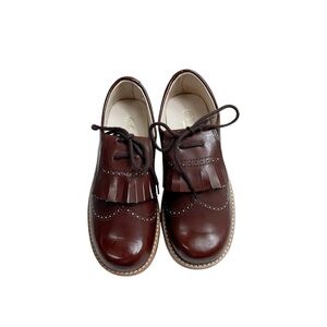 Sonatina brown tassel dress shoes
